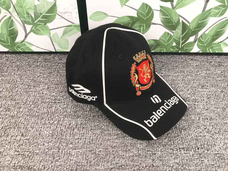 Balenciaga Paris Soccer Black Cap