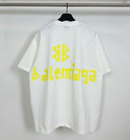 Balenciaga Tape Type White T-Shirt