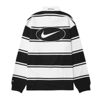 Supreme x Nike Stripe Rugby Shirt Black/White