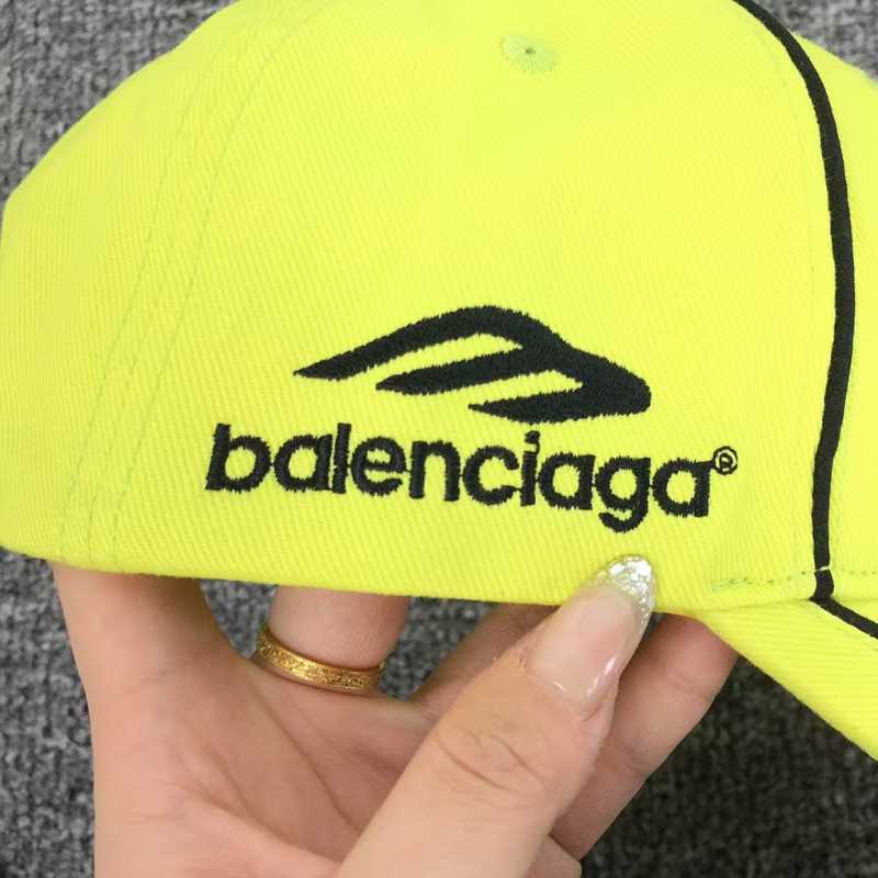Balenciaga Paris Soccer Green Cap