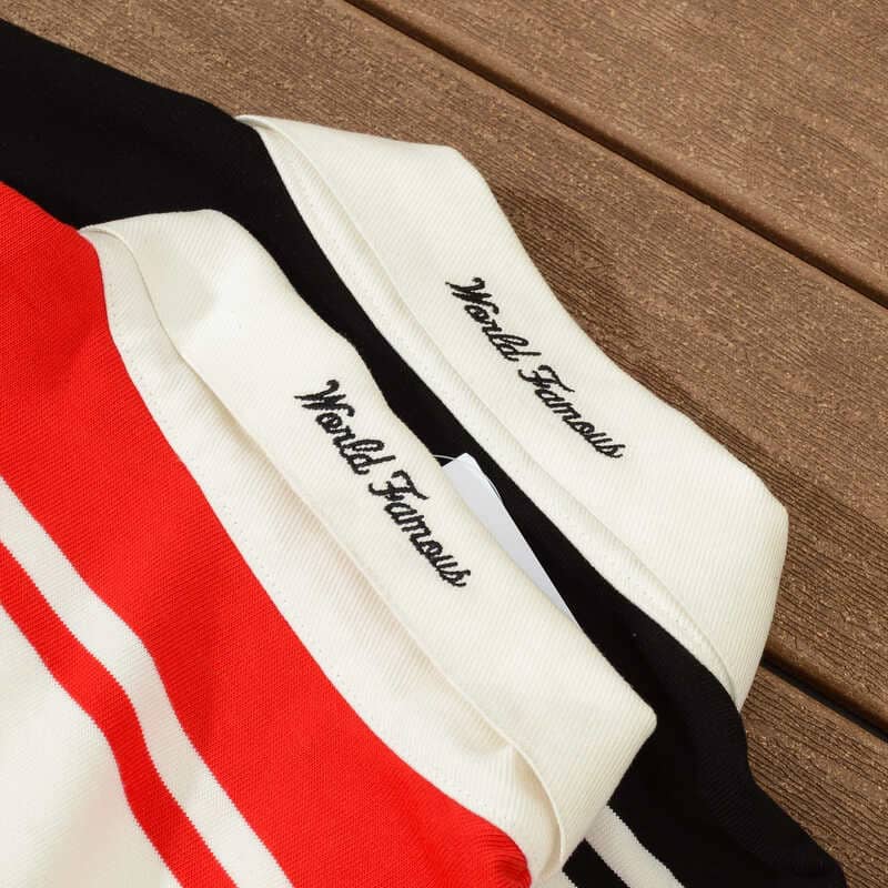 Supreme x Nike Stripe Rugby Shirt Black/White