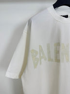 Balenciaga Tape Type White T-Shirt