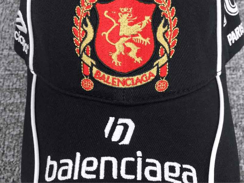 Balenciaga Paris Soccer Black Cap