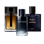 Parfümset 3 - Sauvage Dior, Bleu de Chanel, Dior Homme Intense (Eau de Parfum)