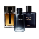Parfümset 3 - Sauvage Dior, Bleu de Chanel, Dior Homme Intense (Eau de Parfum)