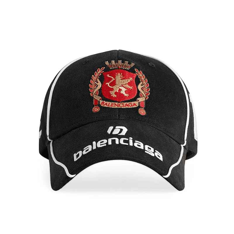 Balenciaga Paris Soccer Black Cap