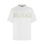 Balenciaga Tape Type White T-Shirt
