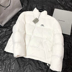 Balenciaga 3B Sports Icon White Puffer Jacket
